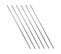 Milisten 6 Pièces Foosball Table Rods Replacement Heavy Duty Iron Poles with Safety Caps for Stable Soccer Table Play and Smooth Gameplay