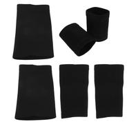 Milisten 6 Pièces Genouillères Respirantes Coudières et Protège-poignets Élastiques pour Volley-ball Football Course Protection Antichoc