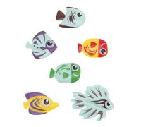 Milisten 6 pièces Jouets de Plongée Piscine Garçon Fille Poissons Colorés Jouets pour Baignade et Jeux Aquatiques Garçon Fille