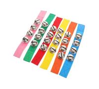 Milisten 6 Pièces Petite Clochette De Poignet Pour Enfants Cloches De Poignet Colorées Gosse Cloche Sonnettes Pour Les Enfants De Coordination Des Yeux Jouets à Cloche En Tissu