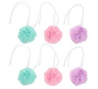 Milisten 6 Pièces Pompons avec Clochettes pour Lacets de Patins à roulettes Glace Accessoires Colorés Décorations Robustes et Sonores pour Roller Skate Embellishments