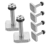 Milisten 6 Pièces Stainless Steel Surfboard Fin Screws Durable Paddle Board Accessory for Secure Fin Attachment and Enhanced Hydrodynamic Performance