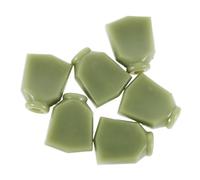Milisten 6 Pièces Tuning Peg Handles For Electric Guitars Durable Plastic Knob Caps With Convenient Handle Design Compatible With Models Elegant Jade Color Essential Guitar Accessories For