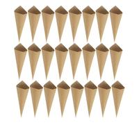 Milisten 60 Cônes de Pétales en Papier Colorés pour Mariage et Fête, Porte-Cornets à Confettis, Cornets Bonbons Décoratifs, Papier Crépon, Articles de Fête, Taille Standard