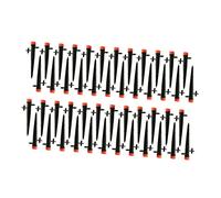 Milisten 60 Pièces Goutteur Irrigation Réglable Orifices Pack de Arroseur de Jardin Rouge pour Plantes et Pelouses
