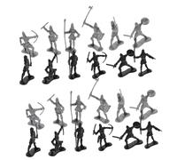 Milisten 60Pièces Figurines de Soldats Médiévaux de Histoire Réalistes pour Modèles Armées Anciennes