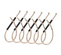 Milisten 6ensembles Corde Allumage Portable Allume-feu Extérieur Outil De Camping avec Poignée pour Feux De Camp Réchauds Et Barbecues