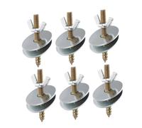 Milisten 6pièces Accessoires De Fixation pour Oiseaux Vis Et Écrous avec Rondelles pour Perchoirs Et De Perroquets Installation Facile Et