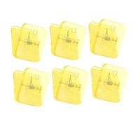 Milisten 6pièces Support Transparent pour Mat Pad De Toilette pour Chien Clips Muraux Auto-adhésifs pour Entraînement Intérieur Et Extérieur
