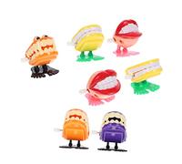Milisten 7 pièces Jouets à Remonter Dents Qui Claquent pour Garçon Fille Jouets Mécaniques et Solides pour Fête et Développement de Limagination