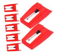 Milisten 7 Pièces Stylus pour Platine Vinyle Aiguilles de Remplacement Piézoélectriques pour Lecteur de Disques Haute Précision Bruit pour Qualité Audio Améliorée