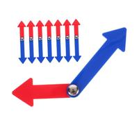 Milisten 8 pièces Aiguilles Horloge Plastique pour Bricolage Éducatif Aiguilles Solides pour Apprentissage de Heure Accessoires Horloge pour Garçon Fille Outil Pédagogique pour Garçons et