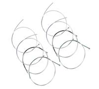 Milisten 8 pièces Complet Cordes Violon Nickelé à Boule Accessoires Durables pour Violon Jeu Remplacement Facile Clair et Riche
