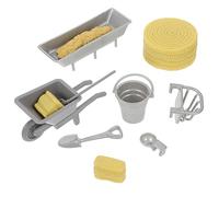 Milisten 8 pièces Mini Farm Accessories Playset Simulation Toy for Table Dollhouse Fun Gift
