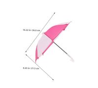 Milisten 8 pièces Miniature Dollhouse Umbrellas Lightweight Mini Rain and Sunny Umbrellas for Doll Accessories Decoration and Photography Props