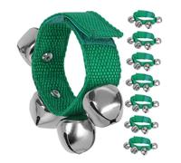 Milisten 8 Pièces Set de Tambourins Garçon Fille Montessori Grelots Poignet pour Développement Sensoriel et Rythme Instruments Musicaux Éducatifs pour Tout Petits et École Maternelle