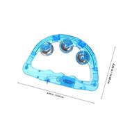 Milisten 8 pièces Tambourins à Main Lumineux avec LED Instrument de Percussion pour Fêtes et Événements Accessoire de Scène Coloré Musical Portable Couleur Aléatoire Couleur Aléatoire