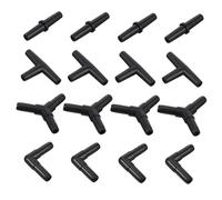 Milisten 80 Pièces Adaptateur de Tuyau Oxygène Aquarium Connecteurs Air Pump I Y pour Pompe à Air Raccords Multiples pour Aquarium et Bulleur Fish Tank Noir