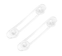 Milisten 8Pièces Verrou de Transparent pour Garçon Fille Verrouillage Adhésif Flexible pour Armoires Protection pour Réfrigérateur