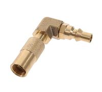 Milisten 90degré Raccord Rapide pour Propane Coude à Degrés pour Camping Accessoires pour Plaque De Cuisson Adaptateur De Raccordement pour Tuyau De Propane