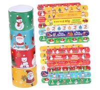 Milisten 96pièces Bracelets à Pression De Noël Design Festif Lot Pour Célébrations Et Activités Collectives