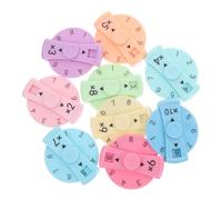 Milisten 9pièces Jouet Fidget Éducatif Mathématiques pour Garçon Fille Apprentissage Sensible Multiplication Et Division