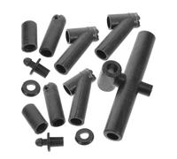 Milisten 9pièces Kit De Connecteurs Plastique pour Cadres De Cerf-Volant Ensemble pour Projets Et Réparations Plage Et Parc