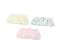 Milisten 9pièces Tapis Entraînement Réutilisables pour Petits Animaux sous Étanche pour Cages De Cobayes Hamsters Et Lapins Petits Modèles Poisson Poisson