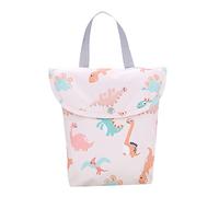 Milisten à Couches Portable Étanche Organisateur de Rangement pour Poussette de Voyage pour Couches Design à Double Poche et Motif Dinosaure