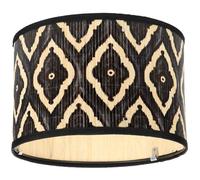 Milisten Abat-Jour Suspendu en Rotin Tissé, Abat-Jour en Bambou pour Lampe de Salon, Diamètre 32 CM, Adapté pour Chambre et Espaces D’Accueil