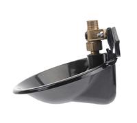 Milisten Abreuvoir Automatique et pour Moutons Bol Eau Durable pour Animaux de Ferme Mangeoire pour Bétail Outil Agricole Pratique Noir