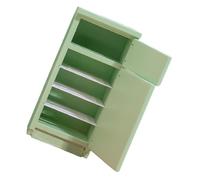 Milisten Accessoire Compact et Réaliste Décoration de Cuisine Poupée Surface Lisse et Bords Arrondis Modèle Vert