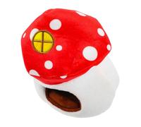 Milisten Accessoire pour Chinchilla Clapier pour Cochon d'Inde Lit pour Hamster Cachette D'Intérieur en Polaire pour Cochon d'Inde Literie pour Hamster Lit en Peluche pour