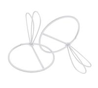 Milisten Adaptateurs d'Abat-Jour à Pince en Métal Lot de 2 Pièces, Clips Robustes pour Lampes Cristal et Ampoules Diverses, Accessoires pour Montage d'Éclairage Personnalisé