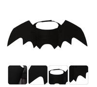 Milisten Ailes de Chauve Souris pour Chat, Ambiance Halloween, Réglables | Feutre Noir Léger, Facile à Porter, Petit Animal, Style Mystérieux et Créatif