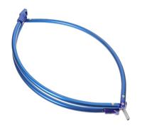 Milisten Anneau de Rond Alliage Aluminium Accessoire de Robuste pour Filet à Main DIY Cercle Métallique Durable pour Prise Facile