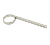 Milisten Anneau de Traction en Métal Argenté pour Trompette, Bague de Remplacement Légère et Compacte, Accessoire pour Coulisse de Cornet, Compatible Instrument à Vent, Usage Professionnel