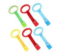 Milisten Anneaux de Support en Toute Sécurité en Plastique 6pcs pour Lit Bébé et Apprendre à Marcher Confortables à Se Lever pour Aider Bébés et Filles