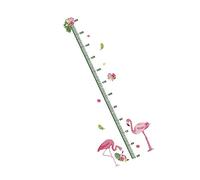 Milisten Autocollant Mural Toise De Mesure Hauteur Pour Garçon Et Filles, Motif Oiseau Tropical Créatif, Pvc Résistant, Autocollant Auto-adhésif Réutilisable Pour Chambre D'garçon Et Filles Et Crèche