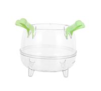 Milisten Bac pour Hamsters Et Petits Animaux Salle De Bain Et Toilettes pour Rongeurs Accessoires Confortables Et Pratiques Pet Transparent Complet pour Toilettage Facile