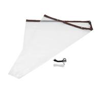 Milisten Bâche Isolante Poulailler 3x3 M en Polyéthylène Transparent Imperméable Anti-déchirure avec Corde de Fixation et Clips Câbles, Protection Hivernale pour Enclos Volaille, Résistant