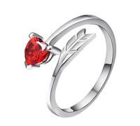 Milisten Bague de Couple Argenté 925 Ouverte Ajustable Flèche de Cupidon Design Cœur Chic Anneau Créatif Bijoux Doigts Présent Romantique Anniversaire Mariage