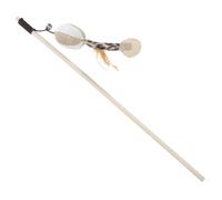 Milisten Baguette à Plumes Interactive pour Chat avec Plume et Cloche Accessoire Autonome pour Renforce Lien Entre Votre Animal