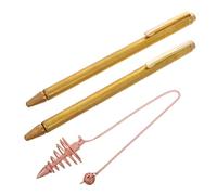 Milisten Baguettes Cuivre Robustes Portable Tiges de Radiesthésie Compactes pour Localisation Eau et Exploration Spirituelle Faciles à Utiliser pour Débutants et Experts