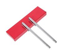 Milisten Baguettes Télescopiques Acier Inoxydable Anti- Bâtons de Détection Eau Rétractables pour Divination et Énergie Pratique et Portable