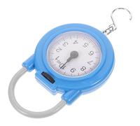 Milisten Balance de Voyage Suspendue à Ressort, Compacte et Légère, en Métal Solide, Bleu, Crochet, pour Pesée Facile de Valise en Extérieur