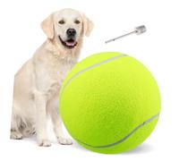Milisten Balle De Tennis pour Animaux De Compagnie Jouet Extérieur Durable Balle Gonflable pour Chiens pour Plage Jeux Plein Air