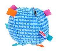 Milisten Balle pour Chien avec Clochette et Couineur Jouet à Mâcher Interactif Balle Sonore pour Petits Chiens et Mâcheurs Intérieurs