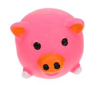 Milisten Balle vocale pour Animaux de Compagnie Dog Toys en Peluche de Cochon en Peluche Jouets Qui couine pour Animaux de Compagnie molaire pour Chiot émulsion Rouge