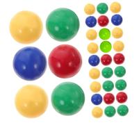 Milisten Balles en Plastique Colorées pour Garçon et Filles Lot de 48 25Mm Jouets Éducatifs Sécuritaires pour Jeux de Billes Fête d'anniversaire Remplacement